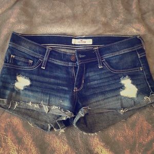 Hollister Distressed Denim Shorts